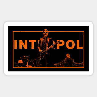 Interpol Live Show // Vintage Art Sticker